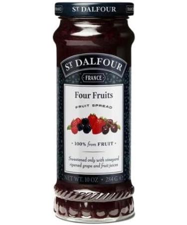 St Dalfour Jam Pick N Mix - Create Custom Jam Combo with 21+ Flavours | Apple & Cinnamon Black Cherry Blackberry Blackcurrant | 6 Pack (284g) - Perfect Jam Gift Set for Jam Lovers - Buy Online on GoSupps.com