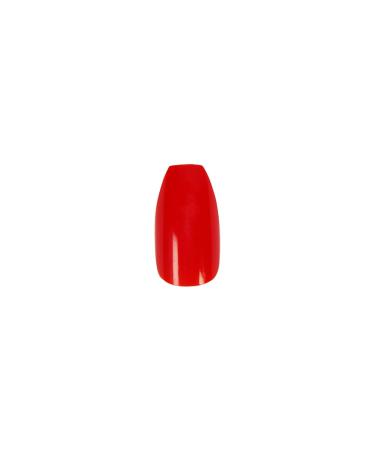Glam'Up Paris Full Coverage False Nails - 100pcs Ballerina Shape No.178 Red | Easy to Use International Shipping - Buy Online on GoSupps.com