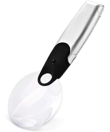 Magnifying Glass 20X Magnification Reading Aids Magnifying Glass for Part of Vision or Anymagnifier/Silver Comfortable Anniversary - Buy Online on GoSupps.com