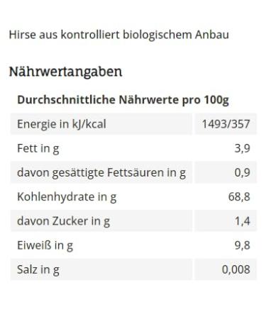 Organic Kamelur Millet (500g) - Premium Peeled Millet from Organic Farming | International Shipping Available - Buy Online on GoSupps.com