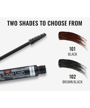 Rimmel Extra Super Lash Mascara in Brown Black - Lengthening and Volumizing Formula - Buy Online on GoSupps.com
