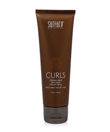 Surface Hair Curls Cream Wax Define And Add Shine And Texture To Curly Hair With Cocoa And Shea Butter 4 Fl. Oz.