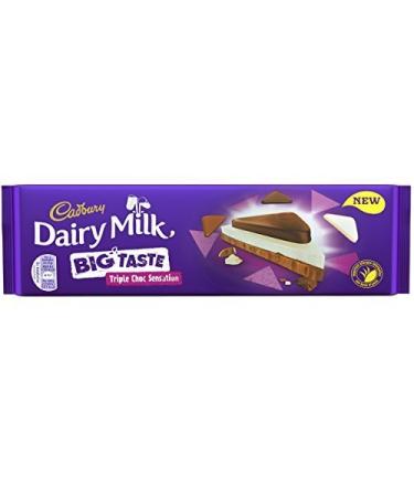 Cadbury Big Taste Triple Choc Sensation Bar Dairy Milk 300 g