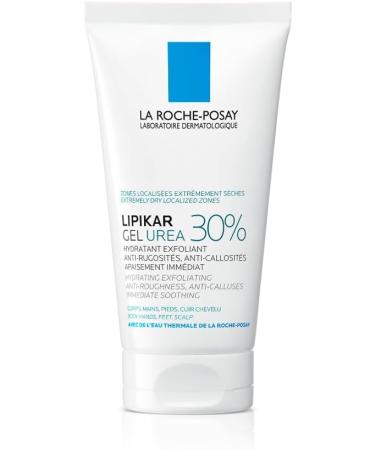 La Roche-Posay Lipikar Urea 30% Exfoliating Moisturizing Gel Ideal for Very Dry Skin Fights Dry Patches and Keratoses Soothing Formula Combining Urea and Niacinamide 50 ml - Buy Online on GoSupps.com
