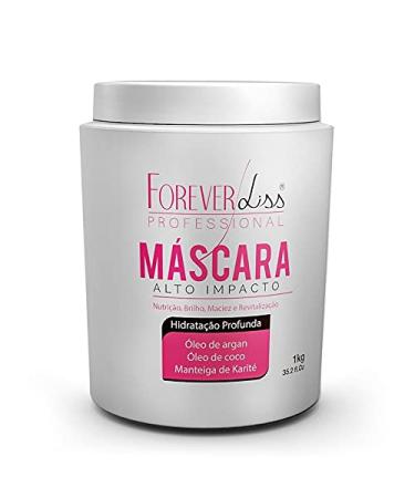 Forever Liss - Linha Alto Impacto - Mascara de Hidratacao 1000 Gr - (High Impact Collection - Hydration Mask Net 35.27 Oz)