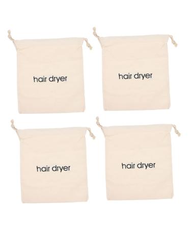 Healeved 4pcs Hair Dryer Storage Bag Travel Hair Dryer Bags Creative Storage Bag Universal Hair Dryer Containers Drawstring Hair Dryer Carriers Cloth Storage Bag Outdoor Hair Dryer Bags