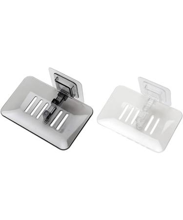 Ciieeo 4 Pcs Bathroom Soap Holder Wall Soap Dish Holder Space Saving Soap Holder Backpack Insert Chapati Roller Shower Dish Soap Holder Soap Liquid Soap Holder Wall-mounted Soap Tray - Buy Online on GoSupps.com