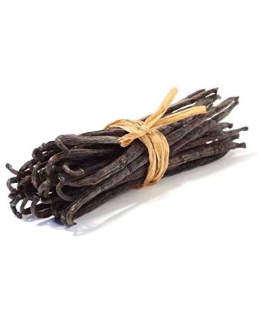10 Madagascar Vanilla Beans Whole Gourmet Extract Grade B Pods for Baking, Extract, Cooking, Brewing 5-7 inches