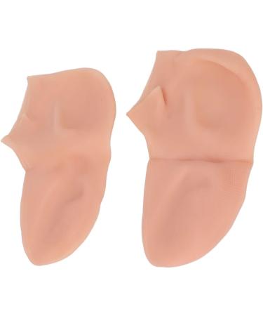 Moisturising Silicone Foot Mask Heel Protector Sock Spa Mask Very Dry and Damaged Feet Care Toe Protection 1 Pair of Women's Silicone Socks (M) - Buy Online on GoSupps.com