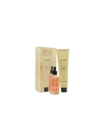 JVN Shine All The Time Holiday Gift Set - Full Size Air Dry Cream & Nourishing Shine Drops | International Shipping Available - Buy Online on GoSupps.com