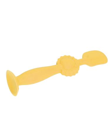 Soft Silicone Baby Butt Cream Applicator - 5.9 Inch Diaper Rash Spatula with Suction Base - Ideal for Easy Application (Yellow) - Buy Online on GoSupps.com