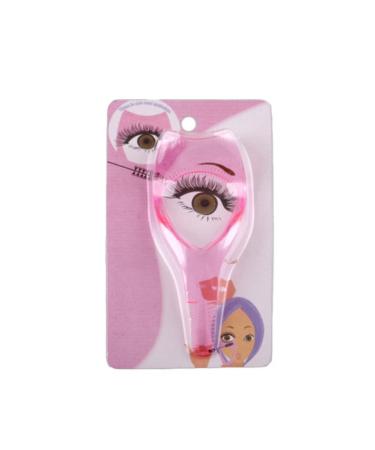 3 Po en 1 Outils De Cils Mascara Shield Applicateur Guard Guide De Cils pour Maquillage Carte De Cils en Plastique Transparent pour Les Filles Roses