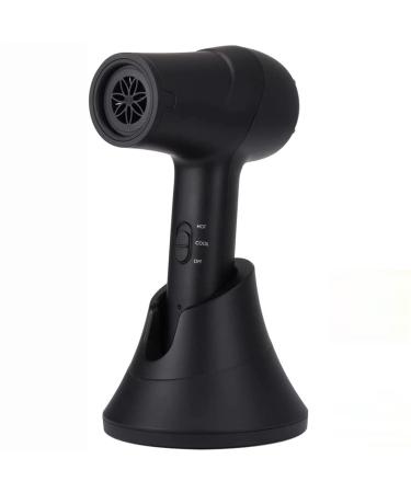 Professional Salon Cordless Hair Dryer 5000Mah Battery Powered Hot and Cold Air Hair Dryers for Students Families Pets White