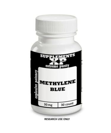 Methylene Blue | 30 mg x 30 Capsules | 900 mg | Nootropic Healing