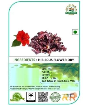 Pack of 3 dried Bhringraj Brahmi and Hibiscus flowers for hair growth and strengthening 300g - Buy Online on GoSupps.com