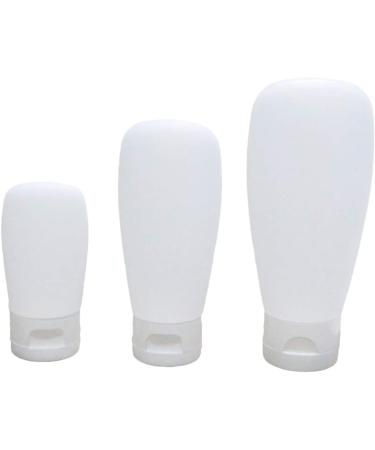 Shop Minkissy 3-Piece Silicone Travel Bottle Set | Empty Makeup & Cosmetic Atomizers | 30ml 60ml 100ml for Lotion Shampoo & Liquid Soap - Perfect for International Travel - Buy Online on GoSupps.com