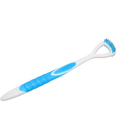 Verdant Touch Oral Care Tongue Scraper | Ergonomic Bad Breath Remover - Blue - Buy Online on GoSupps.com