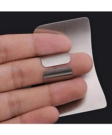 Finetaur Stainless Steel Finger Guards - 5pcs Anti-Cut Protectors for Dicing and Slicing - Buy Online on GoSupps.com