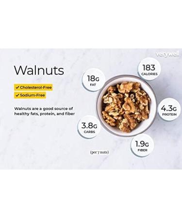 Clevera California Walnuts Halves & Pieces (1Kg) Fresh - Raw - Kosher 2.2 Pound (Pack of 1) - Buy Online on GoSupps.com