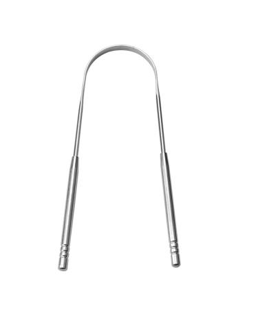 Portable tongue brush |Tongue scraps made of stainless steel |Reusable tongue cleaning mouthpiece tongue scraps adult tongue scraper stainless steel tongue cleaning hygiene tool