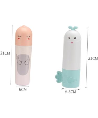 FRCOLOR 2pcs Portable Toothbrush Case - Travel-Friendly Toothbrush Container for International Shipping - Buy Online on GoSupps.com