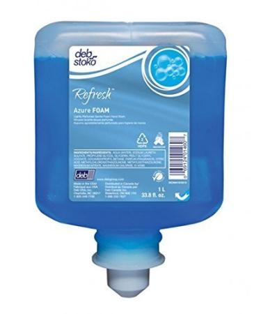 Deb Azure Foam Soap  1-Liter Refill  Box of 3