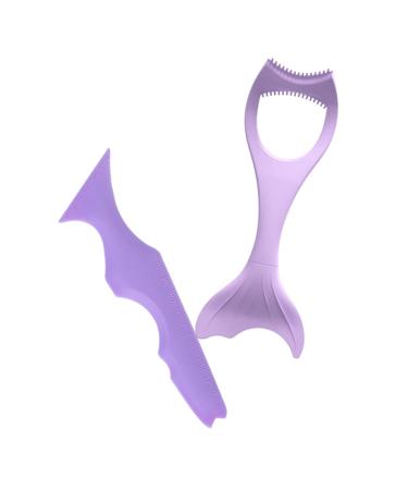 POPETPOP 2pcs Mascarades for Women Mascara Drawing Aid Tool Eyeliner Stencils Eye Shadow Eyelash Comb Miss 15x5.7cm