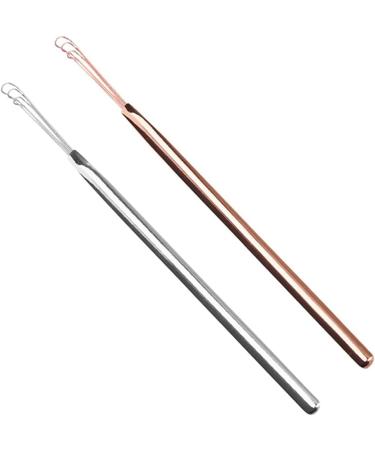 ZYZMH Three-Linked Ear Wax Removal Tool - Rose Gold Ear Cleaner Earpick Sticks - Buy Online on GoSupps.com