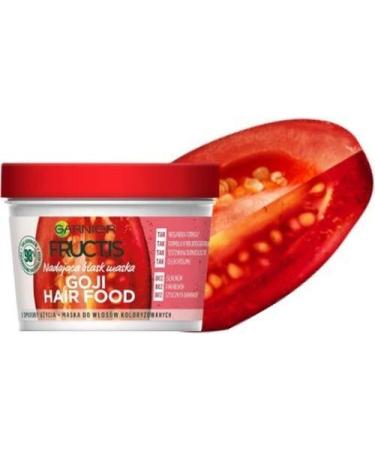 Garnier Fructis Goji Hair Food Shine Mask for Colored Hair - 390ml | Buy Internationally for Radiant Hair - Buy Online on GoSupps.com