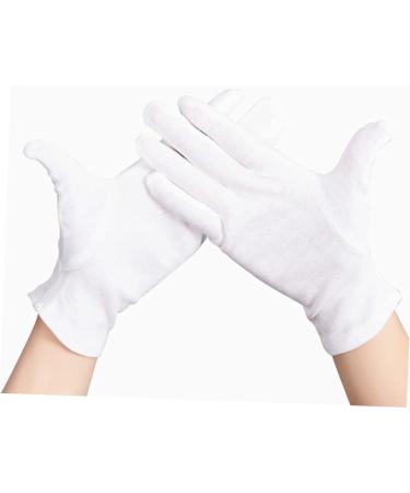OKUMEYR 12 Pairs Moisturizing Food Handling Glove Hair Dye White Kitchen Hair Dyeing Dry Hands White Work Spa XL:24X11cm White - Buy Online on GoSupps.com