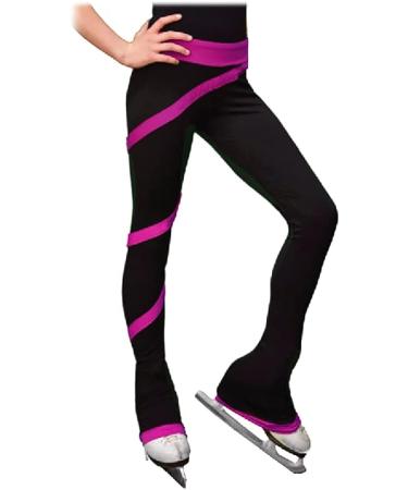 ChloeNoel P06 Spiral Figure Skating Pants (Adult) Purple Size 8-10 - Buy Online on GoSupps.com