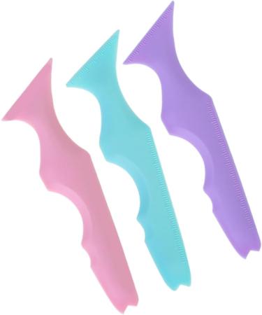 FOMIYES 12 Pcs Silicone Beauty Ruler Silicone Eyeliner Aid Eyeshadow Mascara Drawing Aid Cosmetic - Buy Online on GoSupps.com
