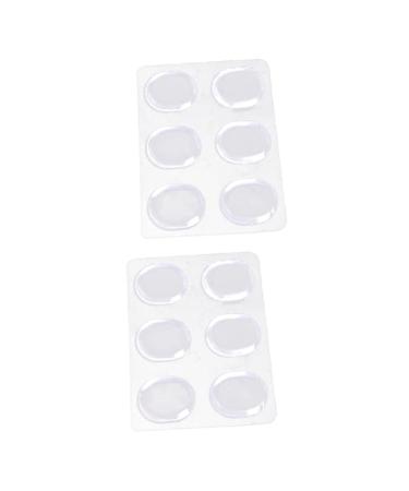 12 Pcs Pads Silicone Gel Shoe Pad Silicone Shoe Pads Silicone Heel Pads