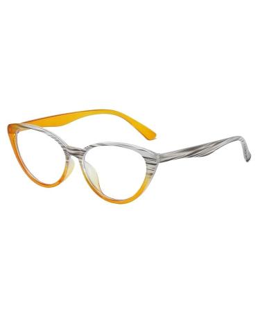 New Cat-Eye Anti Blue Light Blocking Computer Readers Anti Eyestrain Reading Glasses Eyewear Flat Light Mirror 1.00 C1