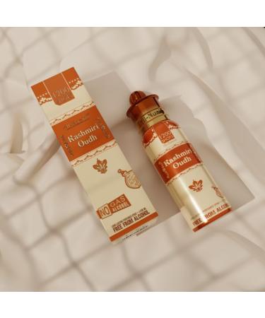 Kashmiri Oudh Oud No Alcohol 1200 Shots Oriental 100ML Perfume Long Lasting Fragrance Unisex Luxury 3.4-Floz Spray.