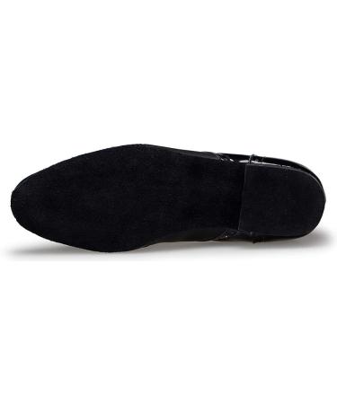 Honeystore Men's Lace-up Dance Shoes 9.5 Black - Modern Tango Jazz Ballroom Latin Splice PU Leather - Buy Online on GoSupps.com