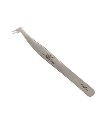 P-Beauty Vetus Eyelash Tweezers 6A-SA L-Type | Perfect for Volume Extensions | Protective Cap Included | International Shipping - Buy Online on GoSupps.com