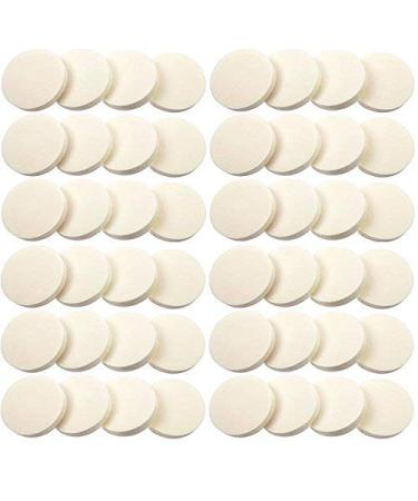 48 Cosmetic Sponge Round Foam Pad Make Up Applicator Foundation Powder Blender