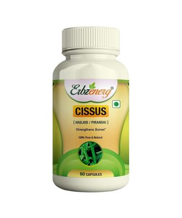 Cissus - 60 Capsules | Cissus Quadranglaris | Pirandai | Hadjod | Veld Grape | Vajravalli