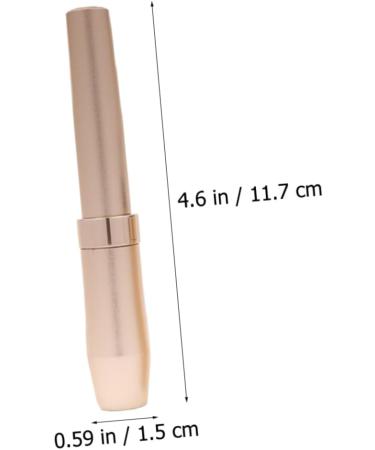 Healeved 2pcs Bottle Makeup DIY Tubes Tube Empty Bottle Golden Aluminum - Buy Online on GoSupps.com