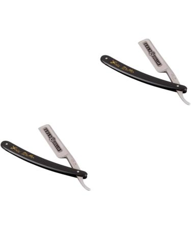Beavorty 2-Piece Razor Set for Eyebrows & Haircuts Straight Razor for Men & Women - Buy Online on GoSupps.com