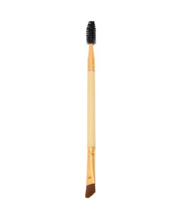 Double Ended Eyebrow Eyelash Brush - Angled Brow Makeup Tool | Wooden Cosmetic Brush for Perfect Eyebrows - Buy Online on GoSupps.com
