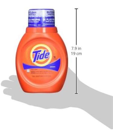 Buy Tide 760838 Liquid Laundry Detergent Original - 16 Loads 25 fl oz | International Shipping Available - Buy Online on GoSupps.com