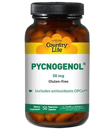 Country Life Pycnogenol, 50 mg - 50 Vegetarian Capsules