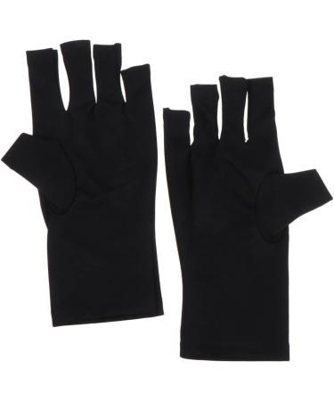 FOMIYES 2 Pairs Nail Gloves Fingerless Driving Gloves Manicure Gloves Gloves for Gel Nails Sun Gloves Womens Gloves Gloves Dryer Polyester Women's - Buy Online on GoSupps.com