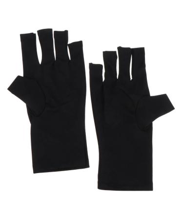 FOMIYES 3 Pairs Nail Gloves Gel Manicure Gloves Nail Sun Protector Gloves Gloves Fingerless Driving Gloves Gloves for Gel Manicure Miss Polyester Skin Care Fingers - Buy Online on GoSupps.com