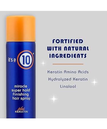 It's A 10 Miracle Super Hold Finishing Spray Plus Keratin 10 Oz - Buy Online on GoSupps.com