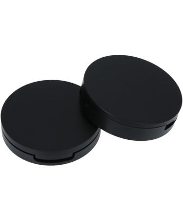 Housoutil 4 Pcs Travel Containers for Creams Round Refillable Cream Containers Compact Single Layer High Disc Mx2pcs Blackx2pcs - Buy Online on GoSupps.com