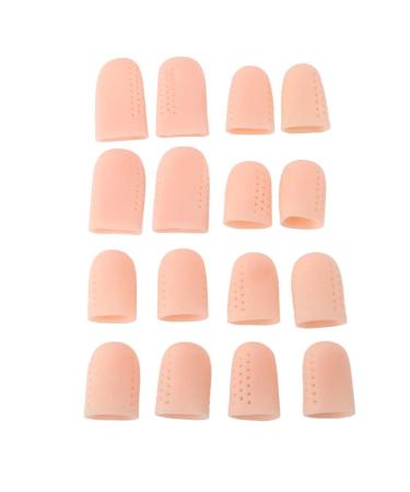 8 Pairs Big Toe Caps for Ingrown Toenail and Pain Relief Toe Protectors for Corns and Blisters with Toe Sleeves for Friction Prevention