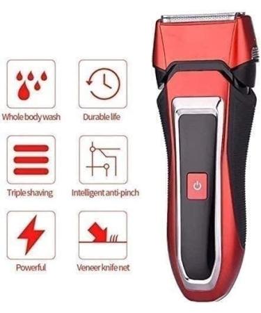 Buy Electric Razor for Men - Waterproof Rechargeable Shaver with Precision Trimmer | Wet & Dry Use - Buy Online on GoSupps.com